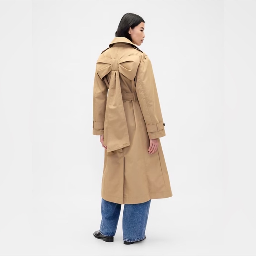 Gap x Sandy Liang Bow-Back Trench Coat